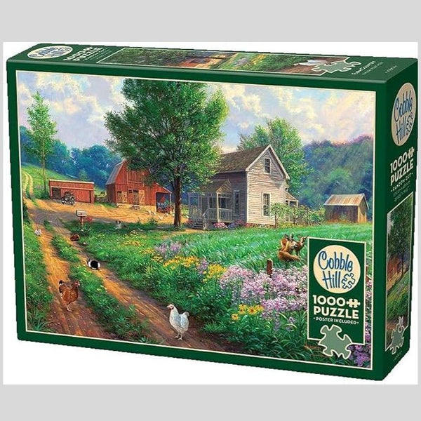 Farm Country 1000 Piece Puzzle – Rustic Ranch Furniture and Decor