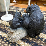 Bear Family Welcome Figurine available at Rustic Ranch Furniture and Decor.