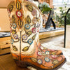 Embroidered Cowboy Boot Lamp