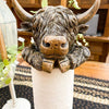 Highland Cow Paper Towel Holder