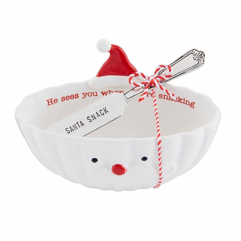 SANTA DIP BOWL SET BY MUD PIE