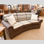 Baldwin Conversation Sofa available at Rustic Ranch Furniture in Airdrie, Alberta