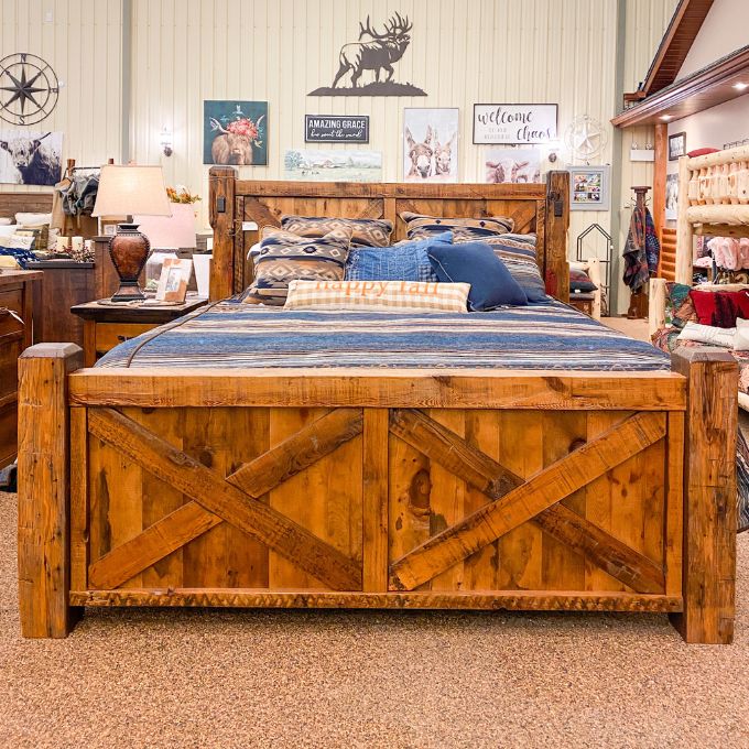 Rustic Theme Bed Rustic Beds – Rustic Ranch Furniture and Decor