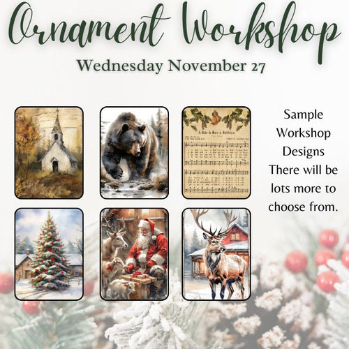 Christmas Ornament Workshop - November 27, 2024