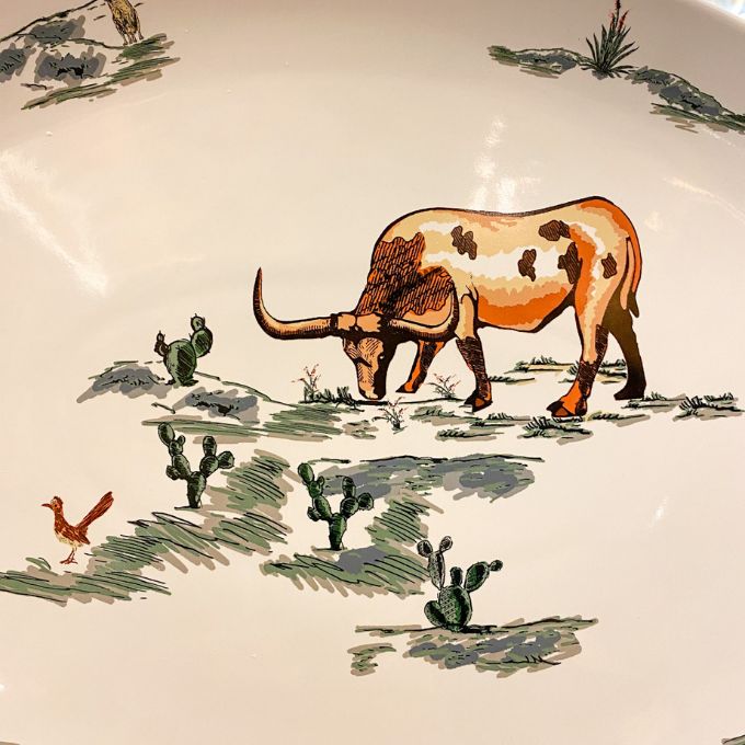 Ranch Life Ceramic Serving Platter