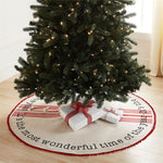 Wonderful Time Tree Skirt by Mud Pie