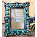 Turquoise Beads 4x6 Frame