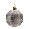 Black Gold Round Ornament