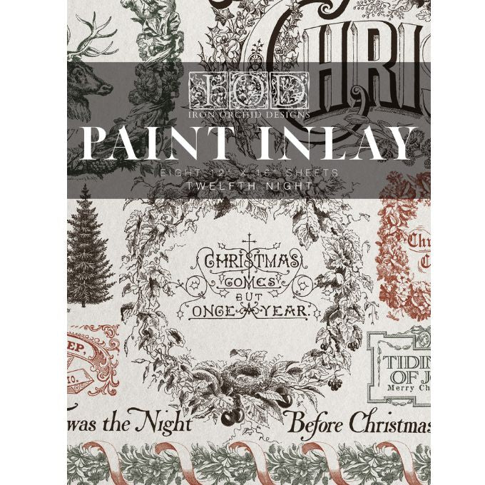 Twelfth Night Paint Inlay by IOD - Limited Edition available at Rustic Ranch Furniture and Decor.