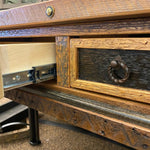 Red River Sofa Table available at Rustic Ranch Furniture and Decor.