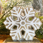 Snowflake Stocking Holder - Rounded Snowflake