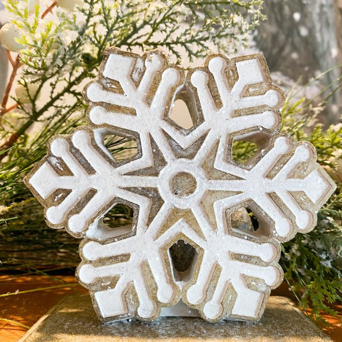Snowflake Stocking Holder - Rounded Snowflake