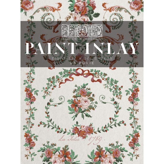 La Folie Paint Inlay by IOD - Limited Edition available at Rustic Ranch Furniture and Decor.