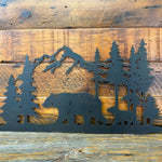 Bear Cubs and Tree Metal Wall Decor - Two Styles