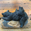Mama and Baby Bear Welcome Log Figurine available at Rustic Ranch Furniture and Decor.