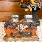 Double Horse Salt & Pepper Set