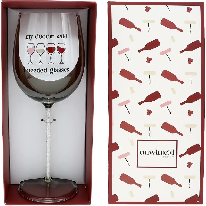 Needed Glasses Wine Glass Gift Box