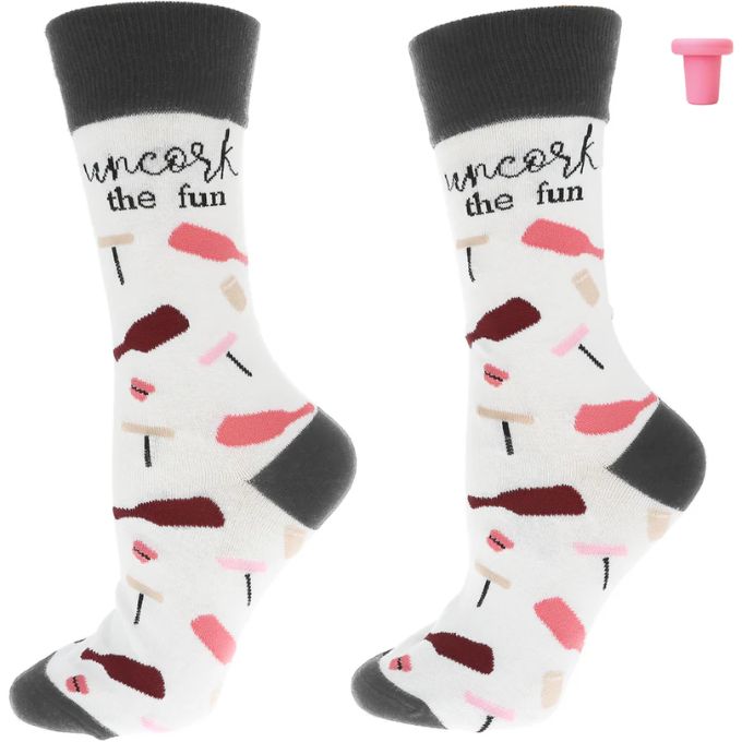 Uncork the Fun Socks