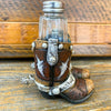 Cowboy Boots Salt and Pepper Shaker Holder