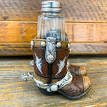 Cowboy Boots Salt and Pepper Shaker Holder