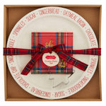 Tartan Cookie Plate Set by Mud Pie