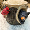Bear and Cardinal Coaster Set available at Rustic Ranch Furniture and Decor.