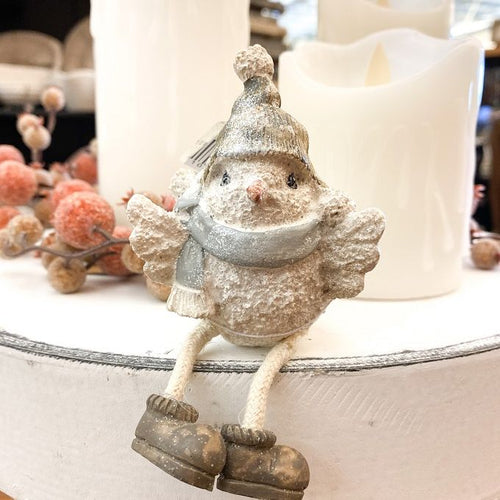 White Bird with Dangle Legs - Two Styles