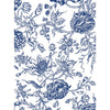 Indigo Floral Paint Inlay By IOD - Limited Edition