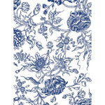 Indigo Floral Paint Inlay By IOD - Limited Edition