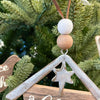 Wood & Tin Christmas Shapes Ornaments - Seven Shapes