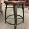 Stave Stool with Wood Seat - 24"