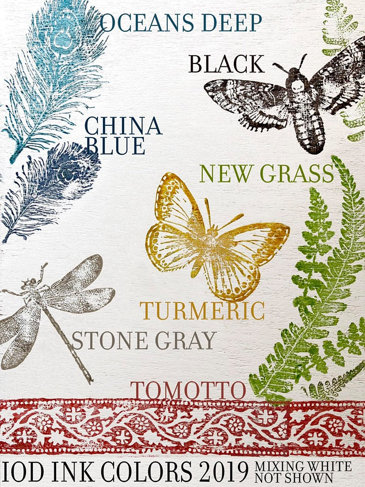 Butterflies Decor Stamp by IOD