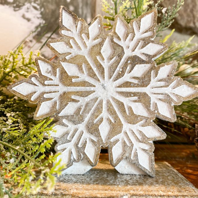 Snowflake Stocking Holder - Pointed Snowflake