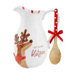 Blitzen Pitcher by Mud Pie