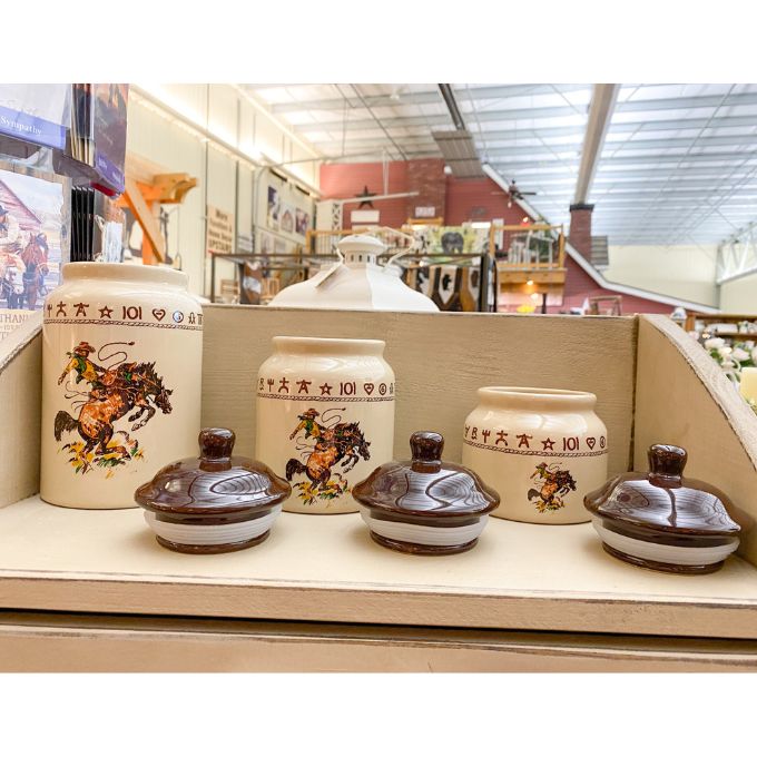 Western Brands 3 Piece Canister Set