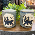 Black Bear Salt & Pepper Set - Three Colours