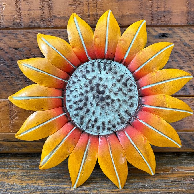 10" Metal Sunflower