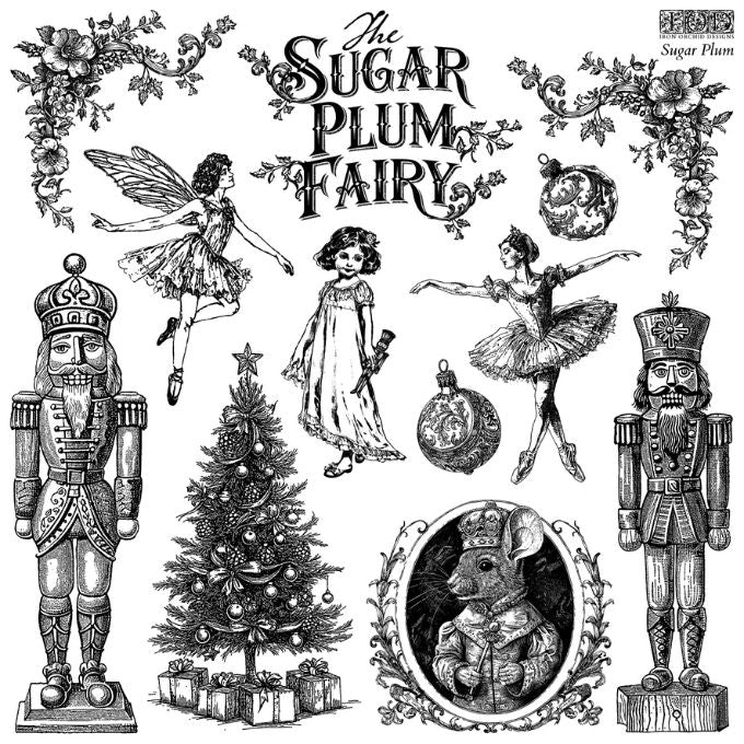 Sugar Plum Stamp by IOD available at Rustic Ranch Furniture and Decor.