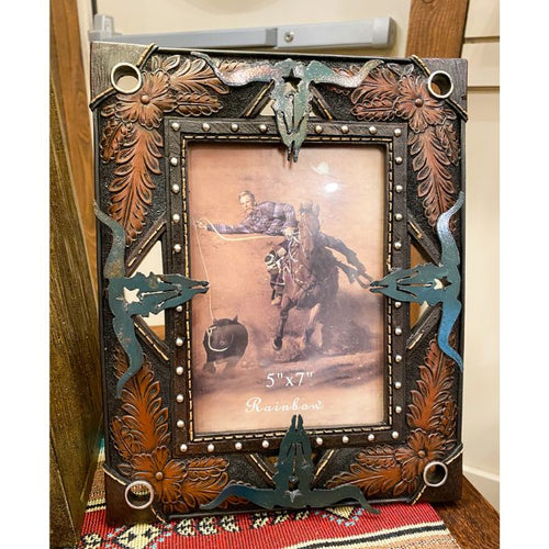 Four Longhorn 5" x 7" Frame