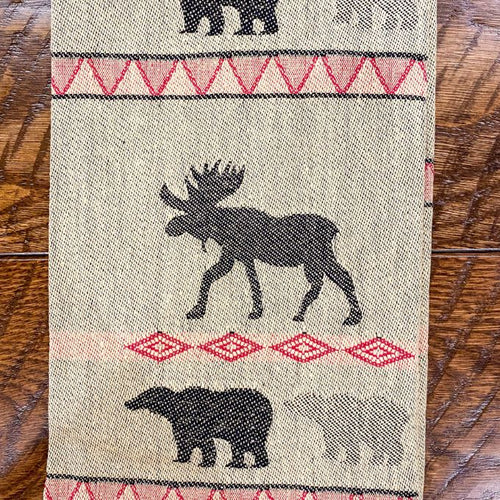 Rustic Lodge Tea Towel