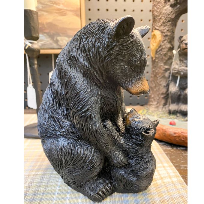 Mama Bear with Baby Figurine