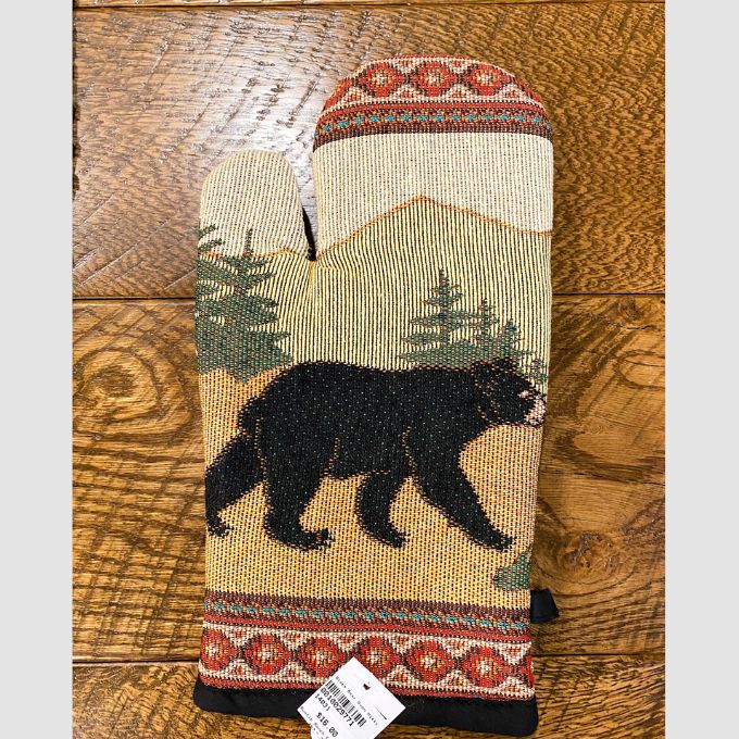 Black Bear Oven Mitt