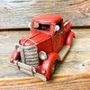 Red Metal Vintage Pickup Truck