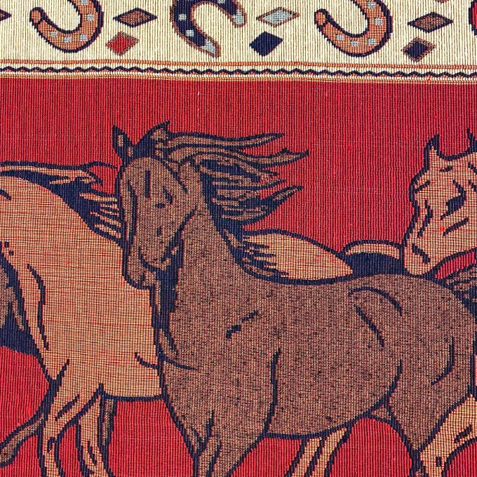 Running Horses Rug