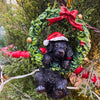 Dog in Wreath Ornament - Two Styles