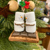 Smore Kissing Mistletoe Ornament