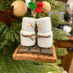 Smore Kissing Mistletoe Ornament