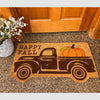 Happy Fall Truck Coir Mat by Mud Pie