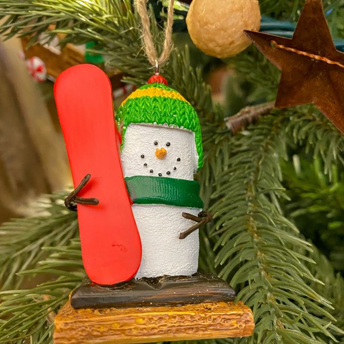 Smore Winter Sport Ornament - Three Styles