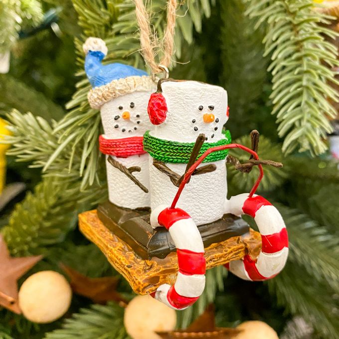Smore's on Toboggan Ornament